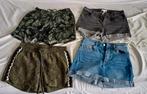 4x korte broek, H&M en Shoeby, maat 34/36, Kort, Zwart, Ophalen of Verzenden, Maat 34 (XS) of kleiner