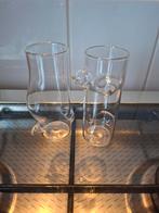 2 stuks borrel glazen man, vrouw lichaam Z.G.A.N zie foto's, Ophalen of Verzenden, Zo goed als nieuw, Borrel- of Shotglas