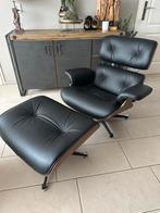 Herman miller Eames lounge chair + Ottoman | Vitra | Replica, Huis en Inrichting, Fauteuils, Metaal, Verzenden, 75 tot 100 cm