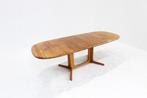 Vintage Glostrup deense ovalen uitschuifbare eettafel tafel, Ophalen, 200 cm of meer, 50 tot 100 cm, Zo goed als nieuw