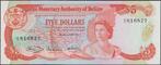 Belize 5 dollars 1980 UNC p.39a (# 43), Verzenden, Midden-Amerika, Los biljet