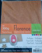 Florence Cardstock papier ( 20 vel-A4-300gr), Nieuw, Overige merken, Ophalen of Verzenden, Papier of Karton