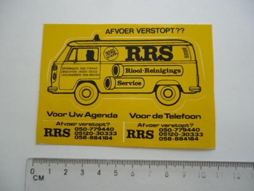 sticker oud RRS VW Volkswagen bus t1 t2 t3 autobus retro, Verzamelen, Stickers, Zo goed als nieuw, Bedrijf of Vereniging, Verzenden
