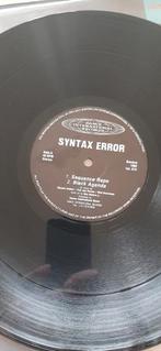 syntax error . let yourself go e.a hardcore gabber vinyl, Ophalen of Verzenden, Zo goed als nieuw