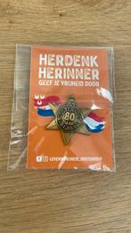Herdenkingspin Oosterhout 80 jaar vrijheid, Ophalen of Verzenden, Overige soorten, Nederland, Overige typen