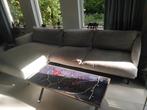 Hoekbank chaise links Goossens Luxor lichtgrijs, Ophalen, 250 tot 300 cm, Scandinavisch, Zo goed als nieuw
