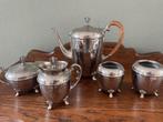 Antiek verzilverd koffie servies Bredemeyer Hilversum, Ophalen of Verzenden