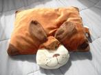 TENDER TOYS HOND KNUFFEL KUSSEN VELOURS ROODBRUIN MET, Verzenden, Nieuw, Overige typen