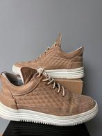 FILLING PIECES LEREN BEIGE TAUPE SNEAKERS SCHOENEN MAAT 42, Gedragen, FILLING PIECES, Ophalen of Verzenden, Bruin