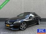 Mercedes C-klasse C300 CDI HYBRID Edition 1Aut AMG Panorama, Automaat, Lichtsensor, Gebruikt, Zwart