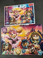 4 mooie puzzels paw patrol, paarden en frozen, Ophalen of Verzenden, Meer dan 50 stukjes, Zo goed als nieuw