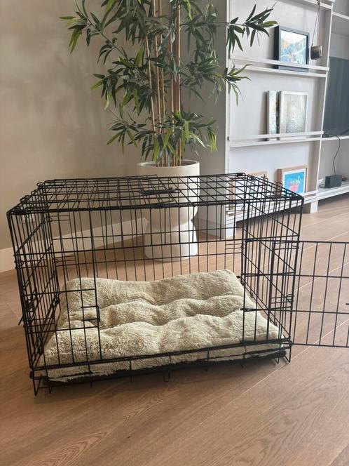 Zgan Hondenbench + verkleiner, Dieren en Toebehoren, Hondenhokken, Zo goed als nieuw, Minder dan 65 cm, Ophalen