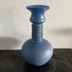 Blauw glazen vaasje, Ophalen of Verzenden