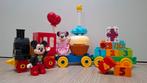 Duplo 10597  Mickey Mouse Verjaardagstrein ZGAN, Kinderen en Baby's, Speelgoed | Duplo en Lego, Ophalen of Verzenden, Zo goed als nieuw