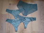 3x string en 1x slip maat L, Livera, Ophalen of Verzenden, Groen, String