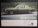Oude reclame / Advertentie BMW 630 CS en 633 CSi, Boeken, Auto's | Folders en Tijdschriften, Ophalen of Verzenden, Gelezen, BMW