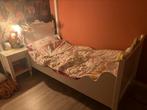Bopita Belle bed 90x200 + nachtkastje, Ophalen of Verzenden, Zo goed als nieuw, 85 tot 100 cm, Matras