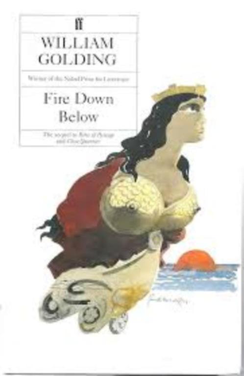 Golding  Fire down below, Boeken, Literatuur, Gelezen, Nederland, Ophalen of Verzenden