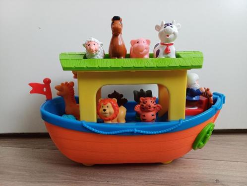 Ark/ boot met dieren en geluid; compleet en in nieuwstaat!, Kinderen en Baby's, Speelgoed | Overig, Zo goed als nieuw, Jongen of Meisje
