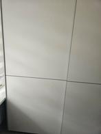 Kledingkast met schuifdeuren wit, Ophalen, Gebruikt, 150 tot 200 cm, 150 tot 200 cm