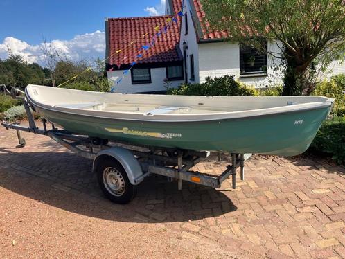 Terhi Saiman, nette Finse roei- , visboot!, Watersport en Boten, Vis- en Consoleboten, Zo goed als nieuw, 10 tot 30 pk, 3 tot 6 meter