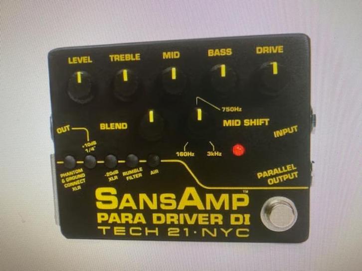 SansAmp Paradriver DI V2, Muziek en Instrumenten, Versterkers | Bas en Gitaar, Zo goed als nieuw, Basgitaar, Minder dan 50 watt