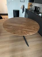 Eettafel rond, 100 tot 150 cm, Rond, Ophalen of Verzenden, Zo goed als nieuw