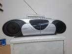vintage audiosonic draagbare radio +dubbele cassette, Ophalen of Verzenden, Gebruikt, Radio