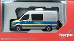 Mercedes Benz Sprinter Polizei 1:87 H0 Herpa Pol, Verzenden, Zo goed als nieuw, Auto, Herpa