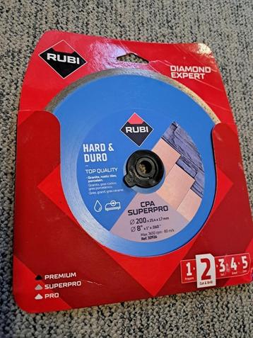 Rubi CPA ø200 SUPERPRO Diamantschijf beschikbaar voor biedingen