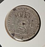 1 gulden 1845 Nederland, Postzegels en Munten, Munten | Nederland, 1 gulden, Verzenden, Zilver, Losse munt