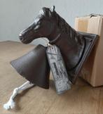 Gietijzeren deurbel paardenhoofd, Ophalen of Verzenden, Nieuw, Draadloos