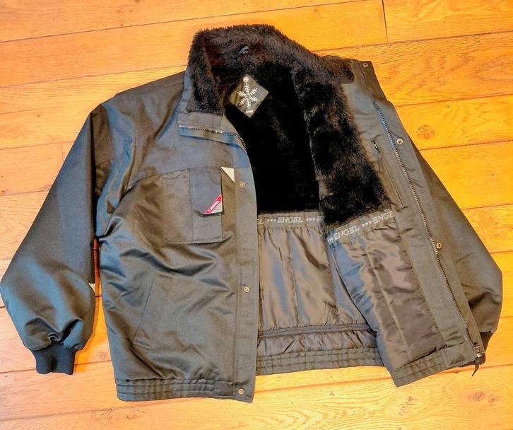 F-Engel_Pilot Jack/Werkjas_2XL, Kleding | Heren, Jassen | Winter, Nieuw, Maat 56/58 (XL), Zwart, Ophalen of Verzenden