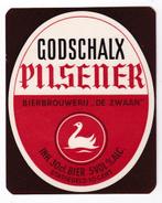 Godschalx Pilsener - etiket/Brouwerij De Zwaan Berlicum NBr, Verzamelen, Biermerken, Verzenden, Nieuw, Overige typen, Overige merken