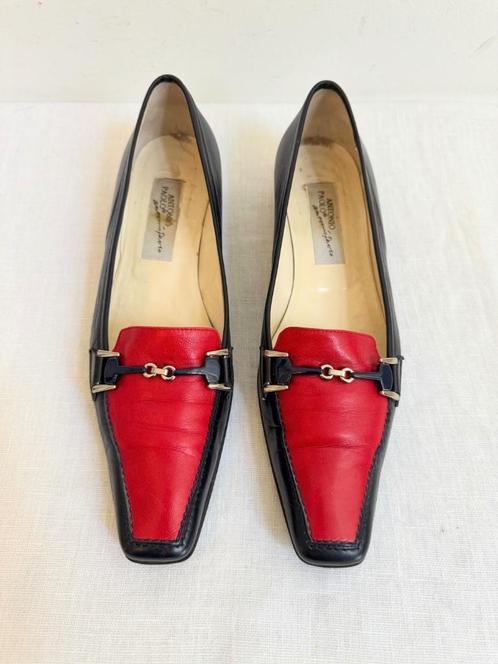 antonio paolo leren instappers 39 loafers 39, Kleding | Dames, Schoenen, Zo goed als nieuw, Instappers, Ophalen of Verzenden