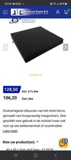 Decubitis traagschuim  soft rolstoel kussen, Diversen, Ophalen of Verzenden, Zo goed als nieuw, Duwrolstoel