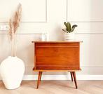 ~ Vintage retro dressoir kast jaren ‘60 midcentury lowboard, Ophalen, Vintage Midcentury, Teakhout, 50 tot 100 cm