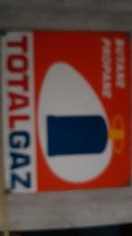 Emaille bord Total Gaz, Verzamelen, Merken en Reclamevoorwerpen, Ophalen of Verzenden
