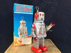 Blikken Space Robot opwindbaar met sleutel in doos., Ophalen of Verzenden, Nieuw