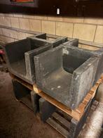 U-blok beton antraciet 40x40x50 8 stuks, Tuin en Terras, Tegels en Klinkers, Ophalen, Overige typen, Zo goed als nieuw, Minder dan 5 m²