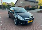Opel Corsa 1.4 16V 3D WR 2009 Zwart CarPlay, Auto's, Voorwielaandrijving, Stof, Zwart, 4 cilinders
