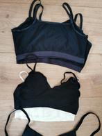 8 BH's Sloggie After Eden HGW Zwart wit  Voor cup 70-80, Ophalen of Verzenden, Zwart, BH