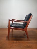 2x vintage Senator Chairs van Ole Wanscher, Gebruikt, Hout, 75 tot 100 cm, 50 tot 75 cm