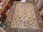 Vintage handgeknoopt perzisch tapijt kashan 386x262, Info@SlatsAntiek.nl, Perzisch, 200 cm of meer, Ophalen of Verzenden