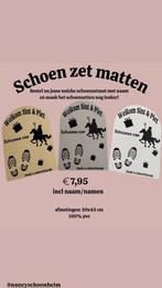 Schoenzet mat met naam sinterklaas, Ophalen of Verzenden, Nieuw