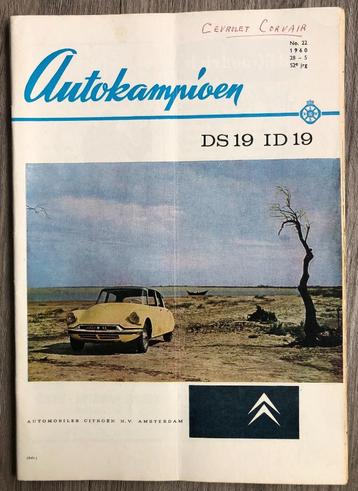 Autokampioen uit 1960 met oa rijproef Chevrolet Corvair