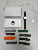 Apple Watch Ultra 49mm Titanium (Model A2684) – Compleet met, Sieraden, Tassen en Uiterlijk, Smartwatches, Apple, IOS, Ophalen of Verzenden