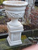 PLANTENBAK OP ZUIL  75 CM  BETON, Ophalen, Gebruikt