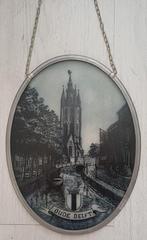 2 Glas in lood raam hangers oude delft en de oostpoort, Ophalen of Verzenden, Gebruikt