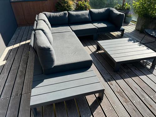 Borek loungeset. Antraciet sunbrella bekleding, Tuin en Terras, Tuinsets en Loungesets, Zo goed als nieuw, Loungeset, Aluminium